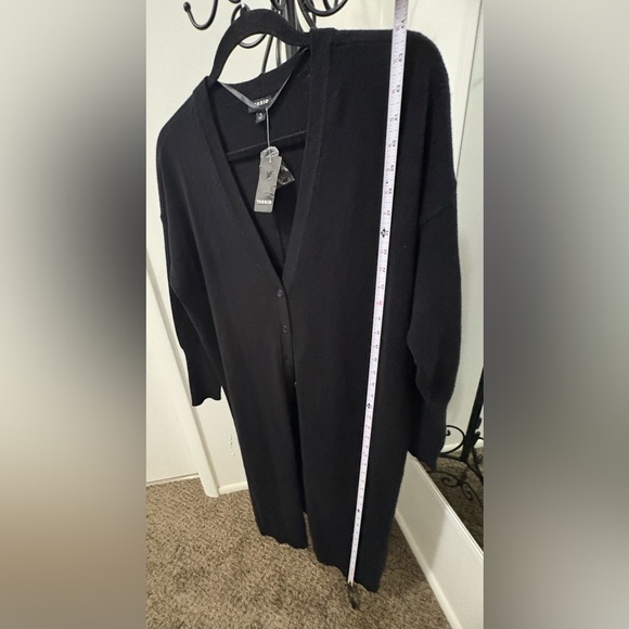 Torrid Black Cape Jacket Open Front - Picture 5 of 6